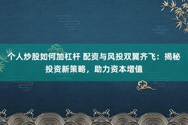 个人炒股如何加杠杆 配资与风投双翼齐飞：揭秘投资新策略，助力资本增值